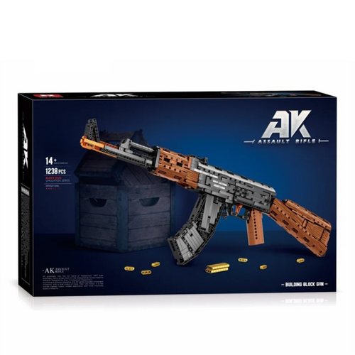 AK-47 Rifle (1366 pcs) - Prime Brick Store