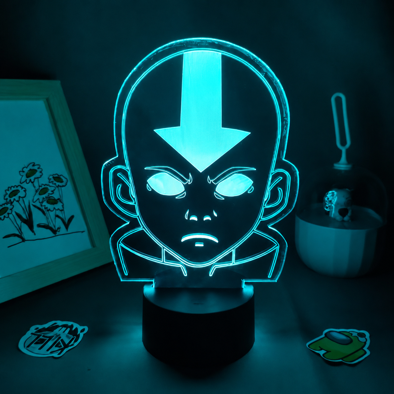 Avatar Aang LED Night Light - Prime Brick Store