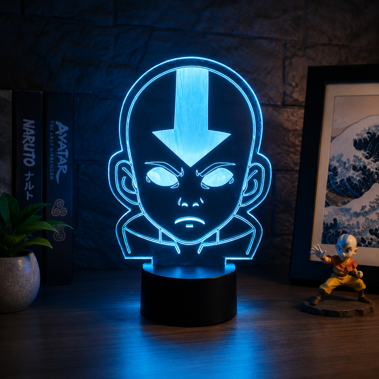 Avatar Aang LED Night Light - Prime Brick Store