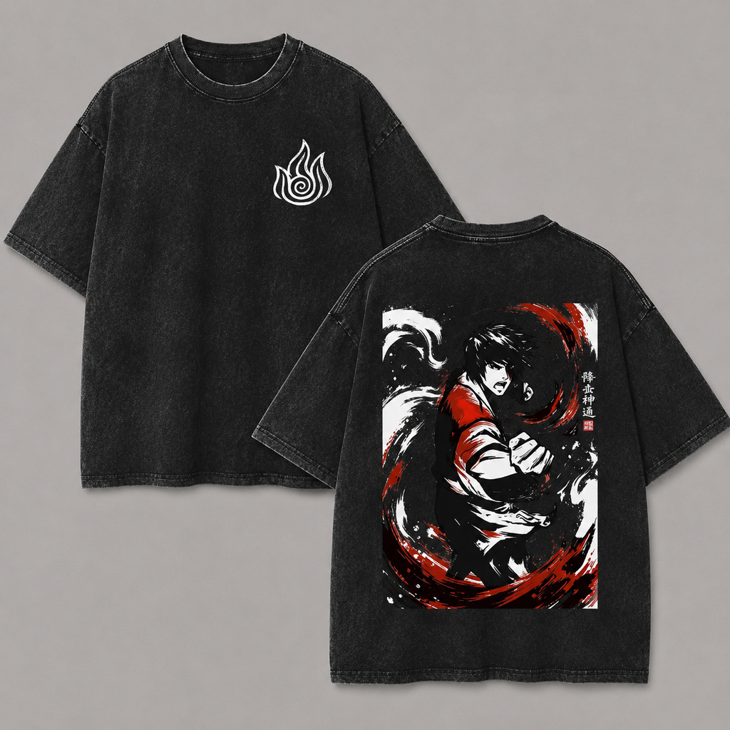 Avatar The Last Airbender Vintage Washed T-Shirt - Prime Brick Store
