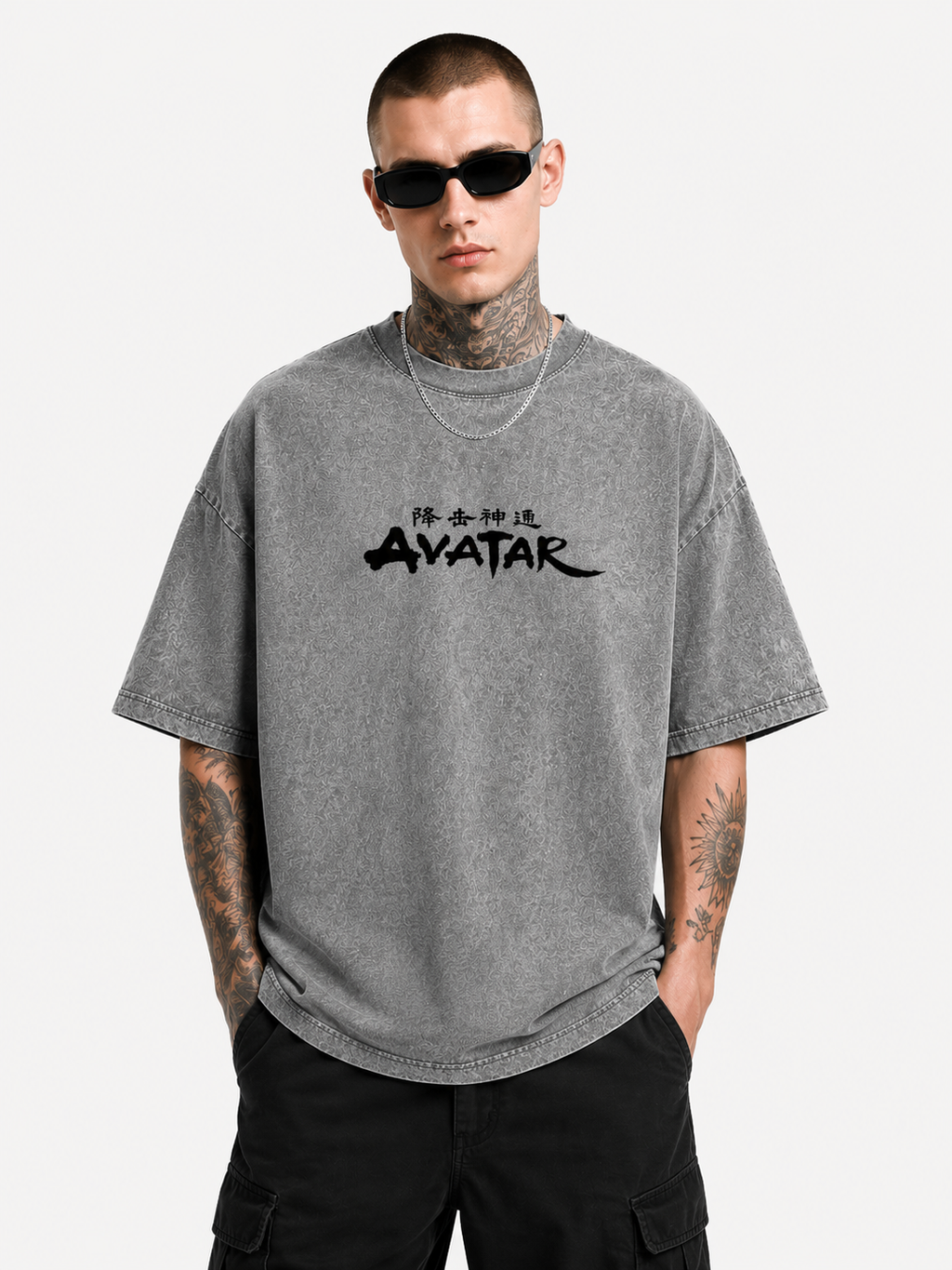 Unisex Avatar: Aang Vintage Wash T-Shirt – Avatar: The Last Airbender - Prime Brick Store