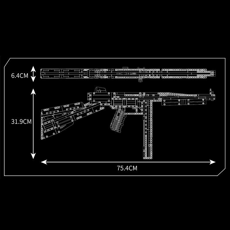 Pistolet mitrailleur Thompson ÉDITION LIMITÉE | 1208 exemplaires - Prime Brick Store