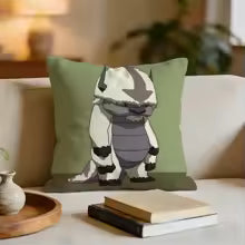 Avatar The Last Airbender Cushion Cover Short plush pillowcase for bed sofa car，washable - Prime Brick Store