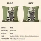 Avatar The Last Airbender Cushion Cover Short plush pillowcase for bed sofa car，washable - Prime Brick Store