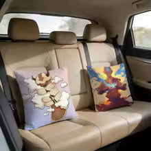 Avatar The Last Airbender Cushion Cover Short plush pillowcase for bed sofa car，washable - Prime Brick Store
