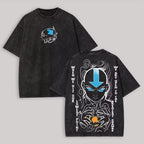 Unisex Avatar: The Last Airbender Aang Avatar State Quote Oversized Graphic T-Shirt - Prime Brick Store