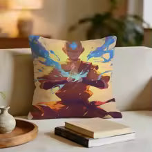 Avatar The Last Airbender Cushion Cover Short plush pillowcase for bed sofa car，washable - Prime Brick Store