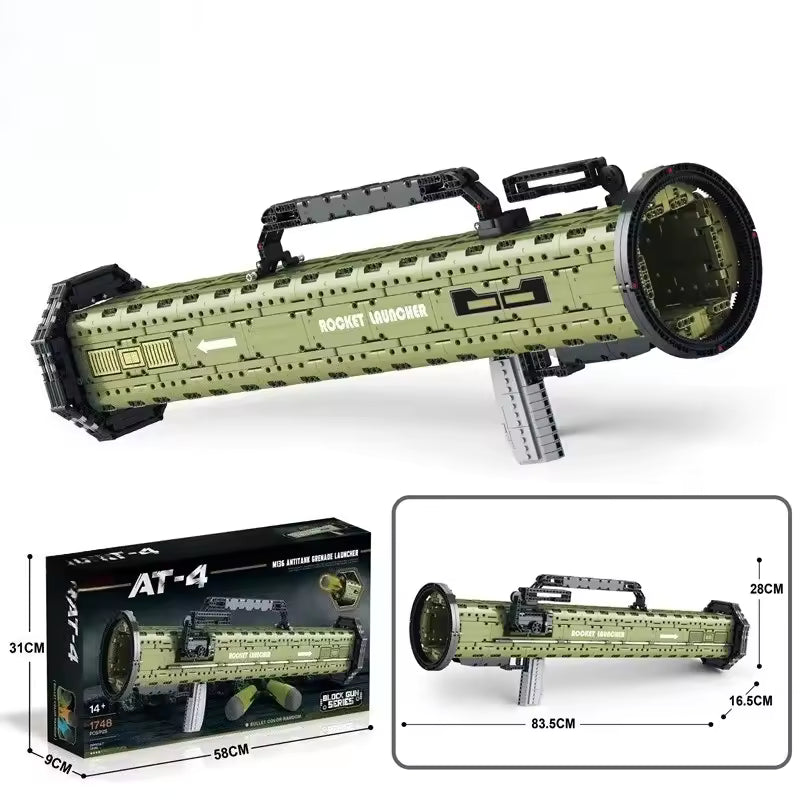 Reobrix 77027 AT-4 M136 Bazooka (1748 Bricks) - Prime Brick Store