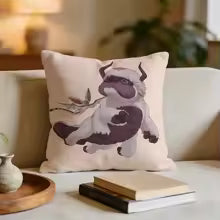 Avatar The Last Airbender Cushion Cover Short plush pillowcase for bed sofa car，washable - Prime Brick Store