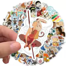 50Pcs Avatar The Last Airbender Stickers Appa DIY Stickers Scrapbooking Phone Luggage Skateboard Decorative Waterproof Decals - Prime Brick Store