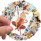 50Pcs Avatar The Last Airbender Stickers Appa DIY Stickers Scrapbooking Phone Luggage Skateboard Decorative Waterproof Decals - Prime Brick Store