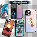 A-Avatar A-Appa AangS Phone Case For iPhone 13,12,15,17,11,16,14,Pro,Max,Plus,Mini,Magsafe,Magnetic Wireless Charging Case - Prime Brick Store