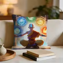 Avatar The Last Airbender Cushion Cover Short plush pillowcase for bed sofa car，washable - Prime Brick Store