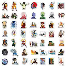 50Pcs Avatar The Last Airbender Stickers Appa DIY Stickers Scrapbooking Phone Luggage Skateboard Decorative Waterproof Decals - Prime Brick Store
