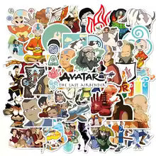 50Pcs Avatar The Last Airbender Stickers Appa DIY Stickers Scrapbooking Phone Luggage Skateboard Decorative Waterproof Decals - Prime Brick Store
