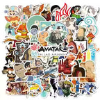50Pcs Avatar The Last Airbender Stickers Appa DIY Stickers Scrapbooking Phone Luggage Skateboard Decorative Waterproof Decals - Prime Brick Store