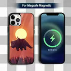 A-Avatar A-Appa AangS Phone Case For iPhone 13,12,15,17,11,16,14,Pro,Max,Plus,Mini,Magsafe,Magnetic Wireless Charging Case - Prime Brick Store