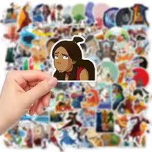 50Pcs Avatar The Last Airbender Stickers Appa DIY Stickers Scrapbooking Phone Luggage Skateboard Decorative Waterproof Decals - Prime Brick Store