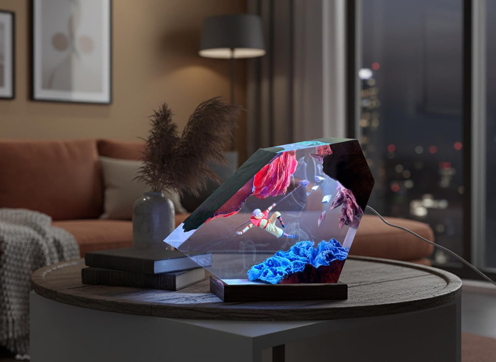 Handmade Aang Resin Lamp | Avatar Night Light
