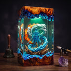 Elemental Monk Resin Lamp | Fantasy Night Light