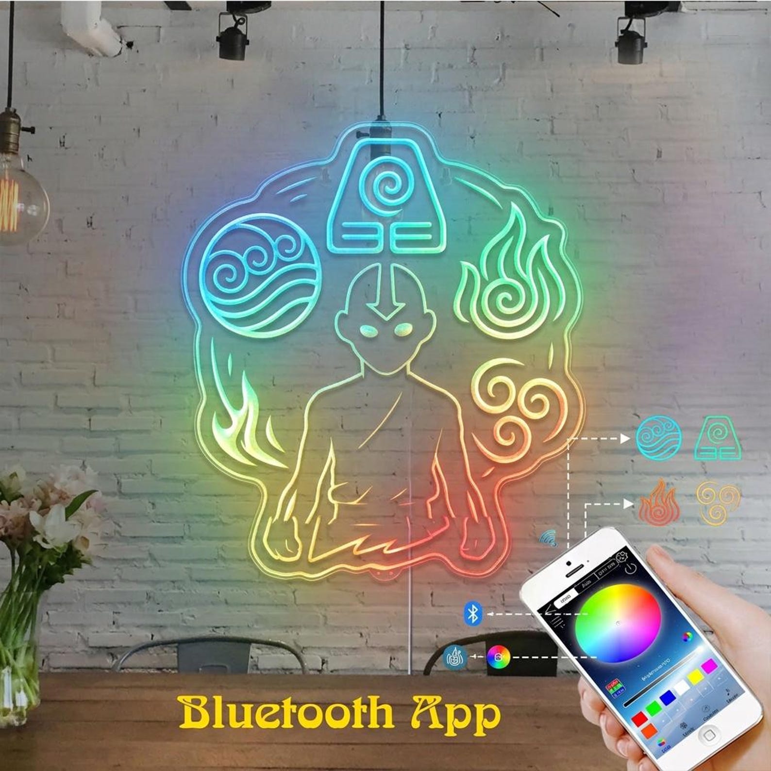 Avatar: The Last Airbender RGB LED Sign