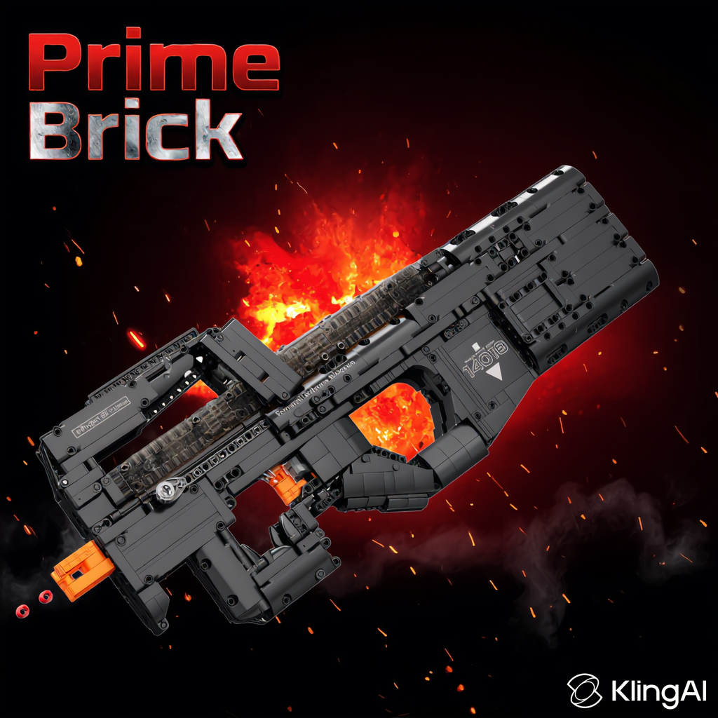 P90 submachine gun | 1,668 pieces - Prime Brick Store