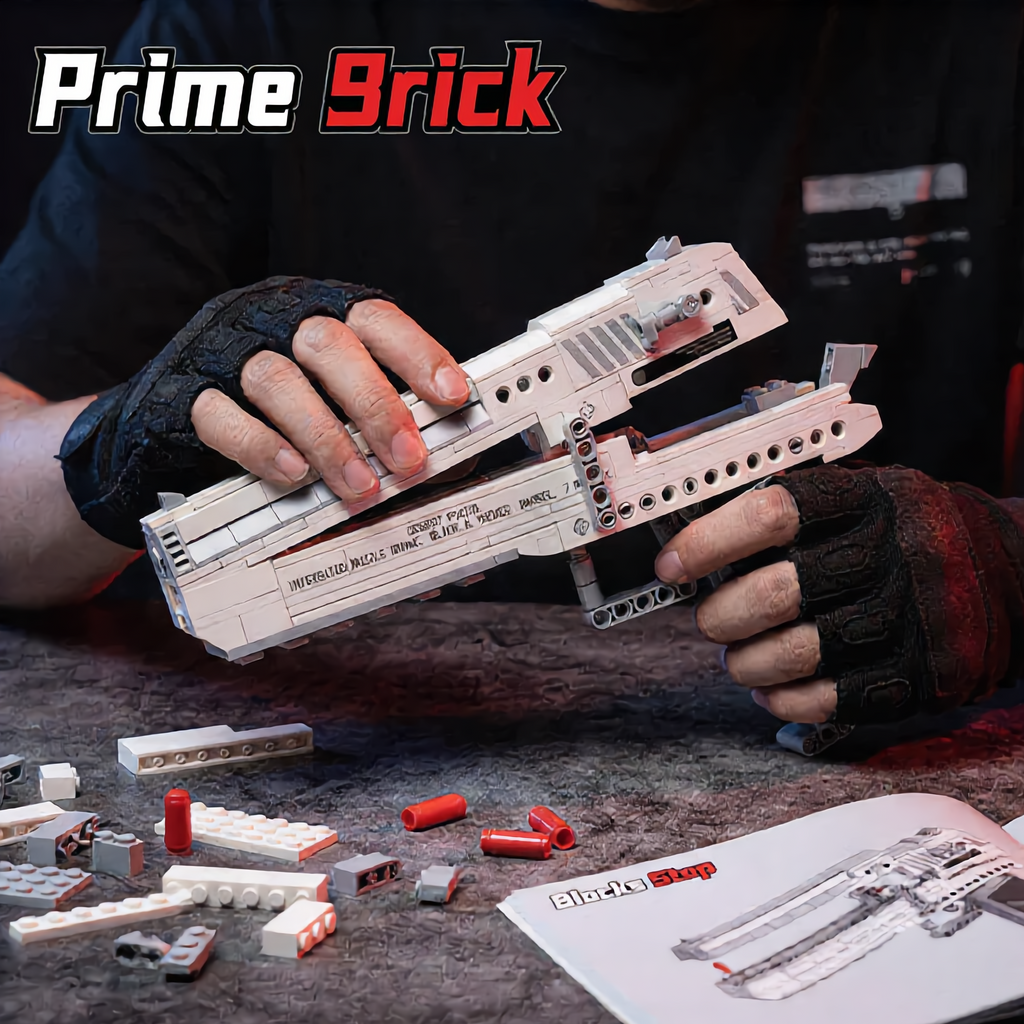Desert Eagle pistol (408 brick pieces) - Prime Brick Store