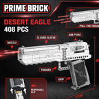 Desert Eagle pistol (408 brick pieces) - Prime Brick Store