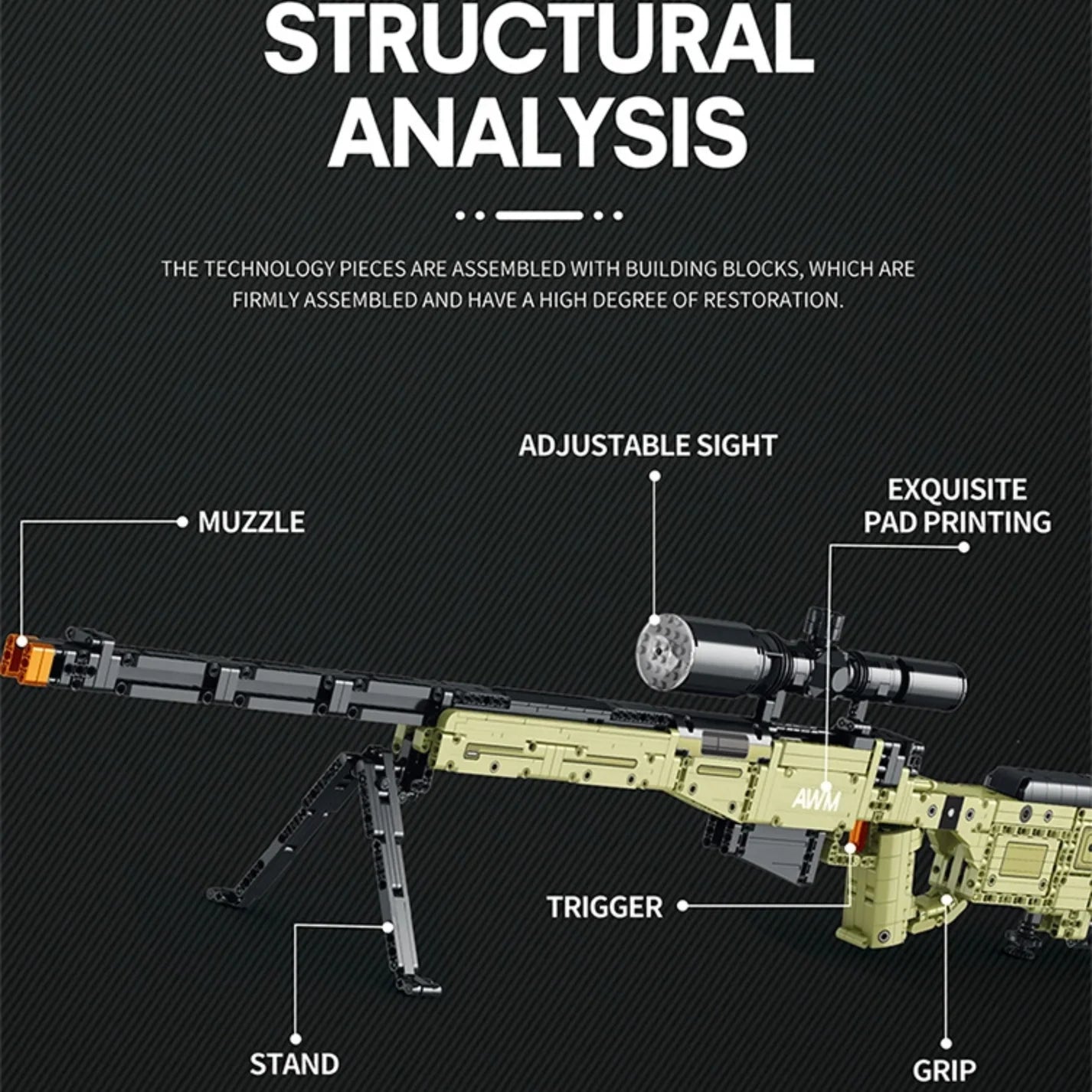 Super Magnum AWM | 1336 pieces - Prime Brick Store