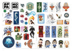 Avatar: The Last Airbender Official Character Tech Stickers - Prime Brick Store