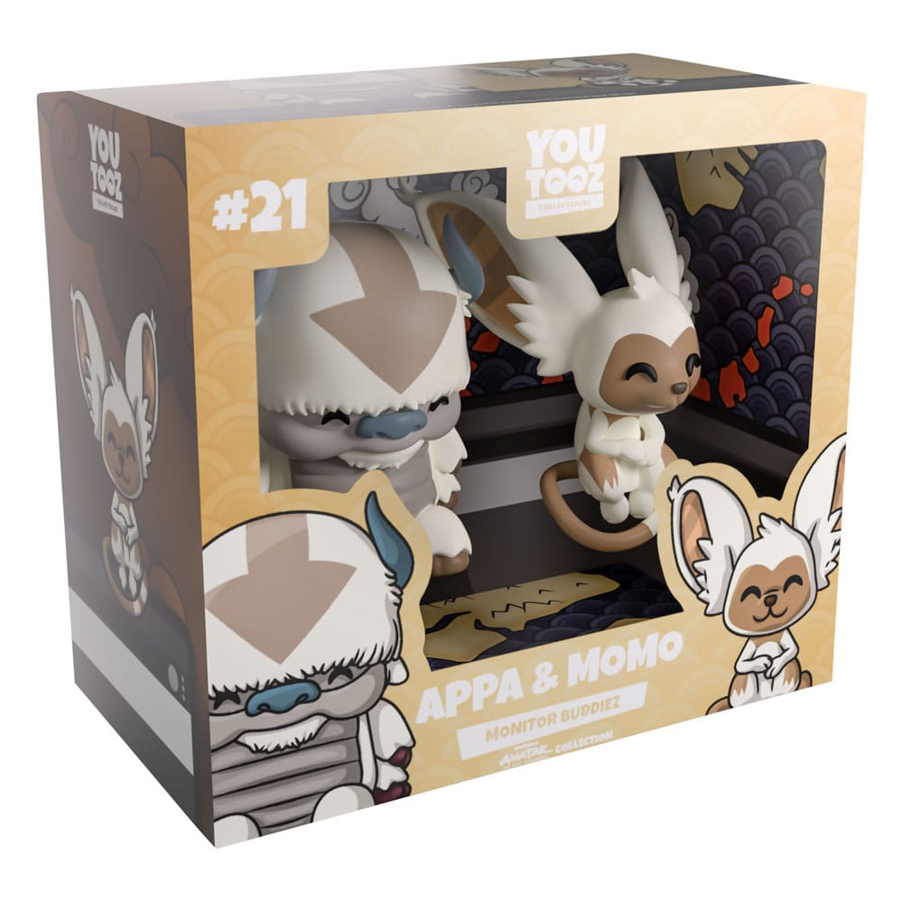 Avatar: The Last Airbender Appa and Momo Vinyl Figures 5cm Collectible - Prime Brick Store